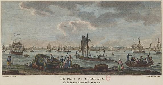 Le port de Bordeaux.