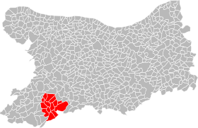 Localisation de Communauté de communes du canton de Vassy