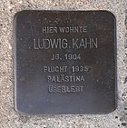 Stolperstein für Ludwig Kahn