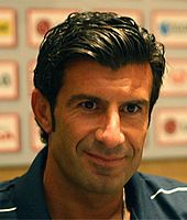 Luis Figo's transfer from Barcelona to Real Madrid in 2000 resulted in a hate campaign by some of his former club's fans. Luis Figo-2009 cropped.jpg