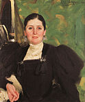 Zorns porträtt av Marta Liebermann från 1896. Zornsamlingarna.