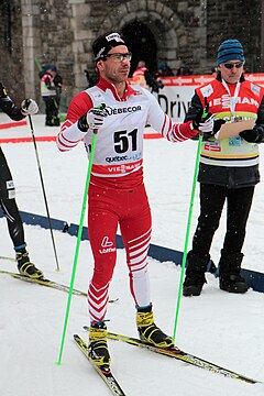 Martin Stockinger beim Skilanglauf-Weltcup 2012/13 in Québec