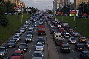 Пробки в Москве