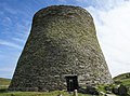 Image 12A broch is an Iron Age drystone hollow-walled structure of a type found only in Scotland. Brochs belong to the classification "complex atlantic roundhouse" devised by Scottish archaeologists in the 1980s. Their origin is a matter of some controversy.