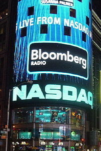 NASDAQ in Times Square, New York City.