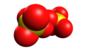 Struttura 3D a sfere Van der Waals