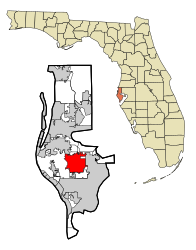 Pinellas Park – Mappa