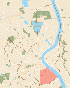 Poziția localității Cantonul Bordeaux-6