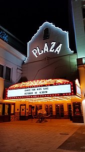 Plaza theater at night