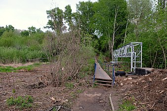 Пешеходный мост через Подборенку в районе ул. Родниковой