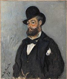 Porträt von Léon Monet, 1874, Claude Monet