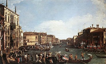 Régate sur le Grand Canal, 1733-1734 Royal Collection[3]