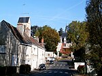 Le vieux bourg autour de l'église et du château.