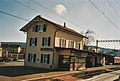 station building in 2001