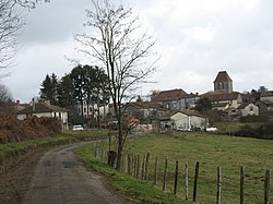 Skyline of Saint-Saud-Lacoussière