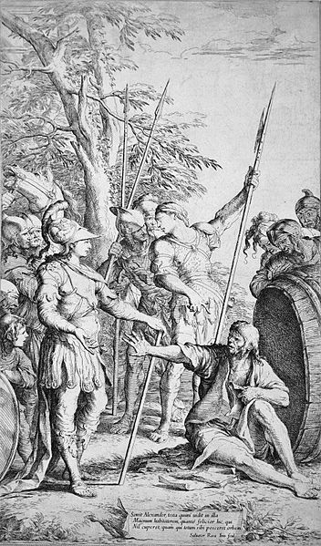 File:Salavator Rosa - Alexander and Diogenes etching.jpg