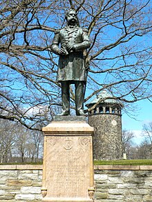 Samuel Francis Du Pont, an 1884 statue by Launt Thompson in Rockford Park Sam DuPont.JPG