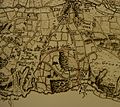 Sandleford, as seen on John Rocque's map of Berkshire, 1761.