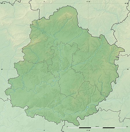 Carte des cours d'eau de la Sarthe