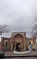 Entrance to the Jameh mosque of Qazvin as seen from the Sepah street