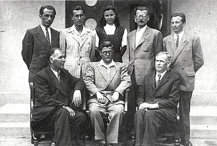 Професоре у нїзшей ґимназиї у Руским Керестуре 1948/1949. року