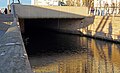 Southern portal of Cunard Tunnel, from the west bank