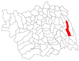 Stănișești – Mappa