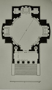 Plan by Ottavio Bertotti Scamozzi