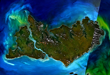 ティウィ諸島の衛星画像