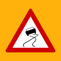 Κ-12 Slippery road