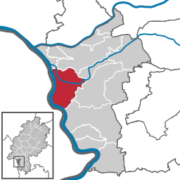 Läget för Trebur i Landkreis Gross-Gerau