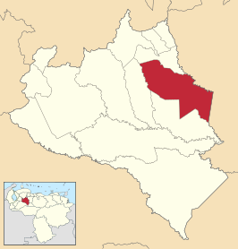 Locatie van de gemeente in Portuguesa