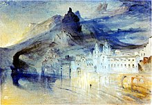 Amalfi in a painting by John Ruskin View of Amalfi.jpeg