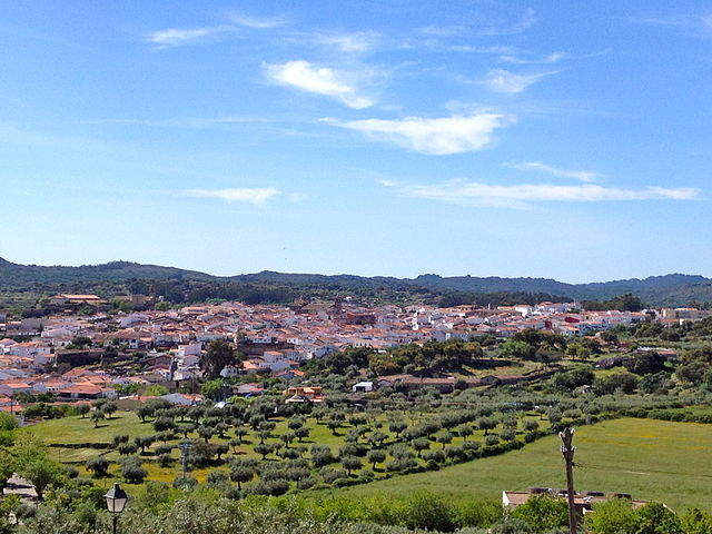 Valência de Alcântara desde a ermida da padroeira