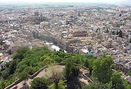 Vue Panoramique de Grenade en Espagne