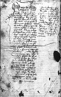 Рукопись произведения, хранящаяся в Национальной Библиотеке Польши, лист 97