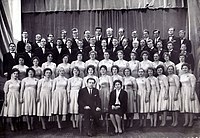 Ивановский хор текстильщиков на сцене в 1965 г.