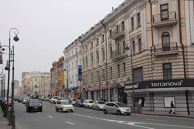 Историческая застройка центра Владивостока