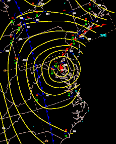 Reconstructed Weather Map of Late October 1878 Hurricane