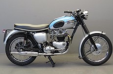 T120 Bonneville uit 1961, met smalle spatborden en losse koplamp