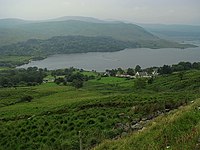 Vatnið Dunlewy Lough