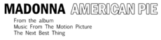 Logo del disco American Pie