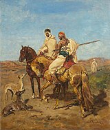 乗馬するアラブ人 (1923)