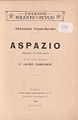 Aspazio tradukita de Leono Zamenhof(eld. 1908)
