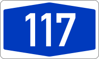 Bundesautobahn 117 number.svg