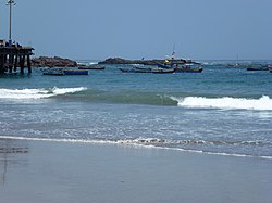 A beach in the town of Chala