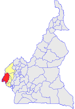 Department location in Cameroon