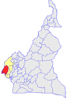 Kaart van Ndian