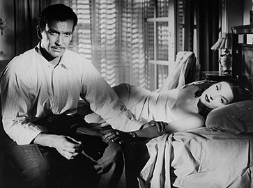 Carlos Cores and Julia Sandoval in Los tallos amargos (1956), directed by Fernando Ayala.