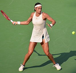 Caroline Garciaová na US Open 2018